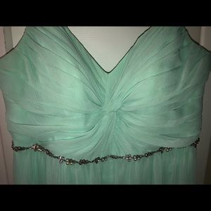 Mint David’s Bridal Bridesmaid Dress